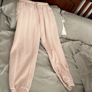 Aerie pink sweatpants size small